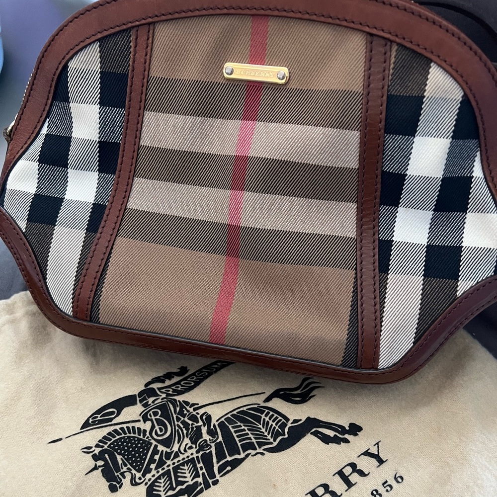 Burberry Orchard Crossbody Bag House Check Canvas And… Gem